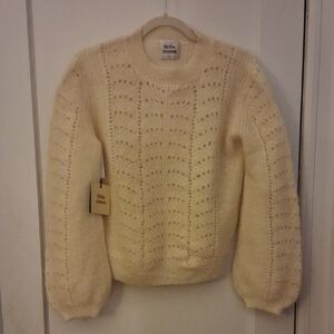 Little Moon Soft Cream Knit Sweater